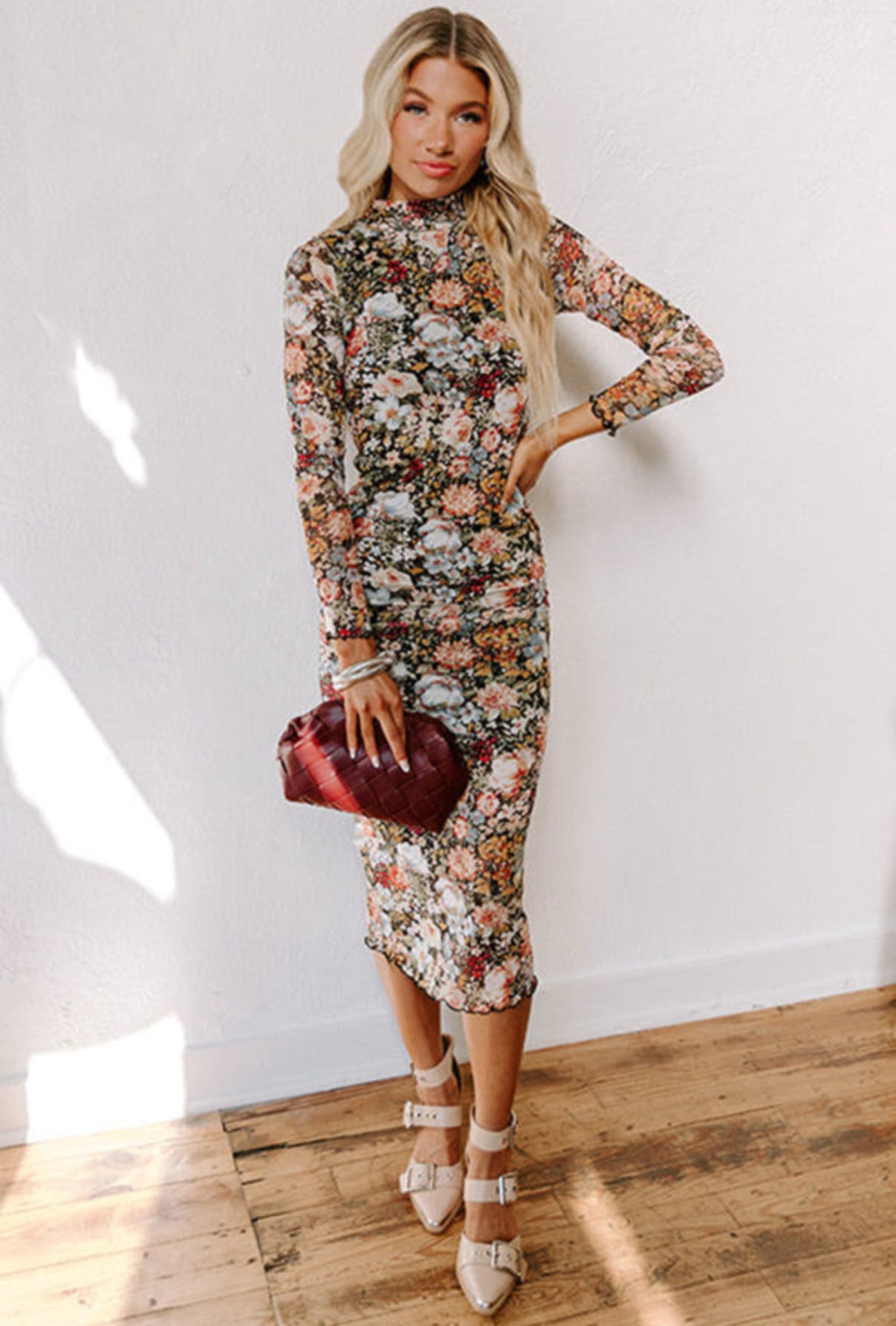 Floral Bodycon Dress