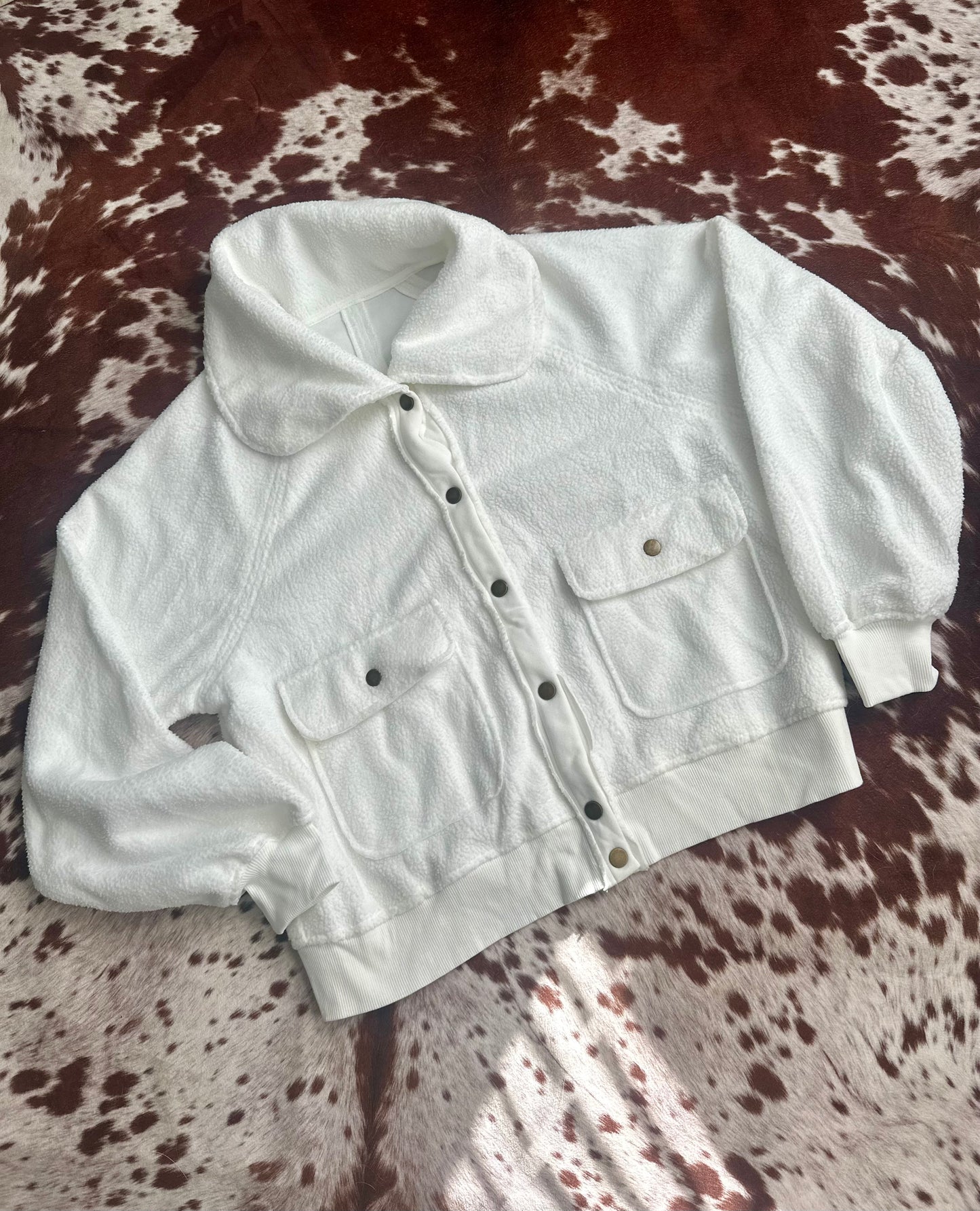 White Sherpa Jacket